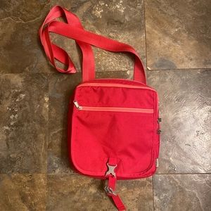 Eddie Bauer Padded Tech Crossbody Bag Pink